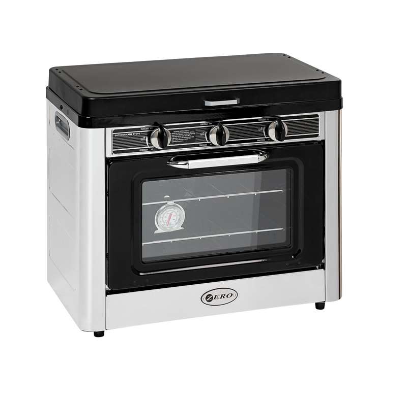 Zero Portable Outdoor 2 Burner Gas Stove And Oven