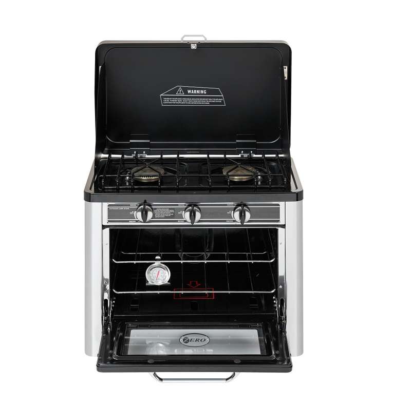 Zero Portable Outdoor 2 Burner Gas Stove And Oven