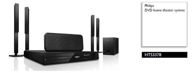 Philips Tall Boy DVD Home Theatre System