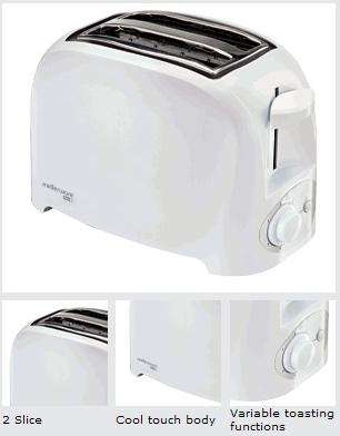 Mellerware Echo 2 slice Toaster