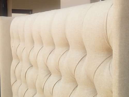 Celeste upholstered wingback headboard - King / Various