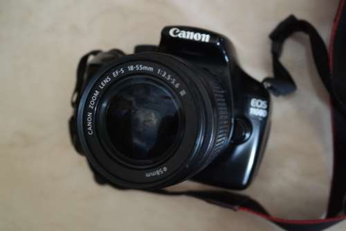 CANON EOS 1100D WITH 18-55MM IS LENS