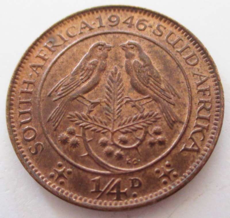 A 1946 SOUTH AFRICAN FARTHING