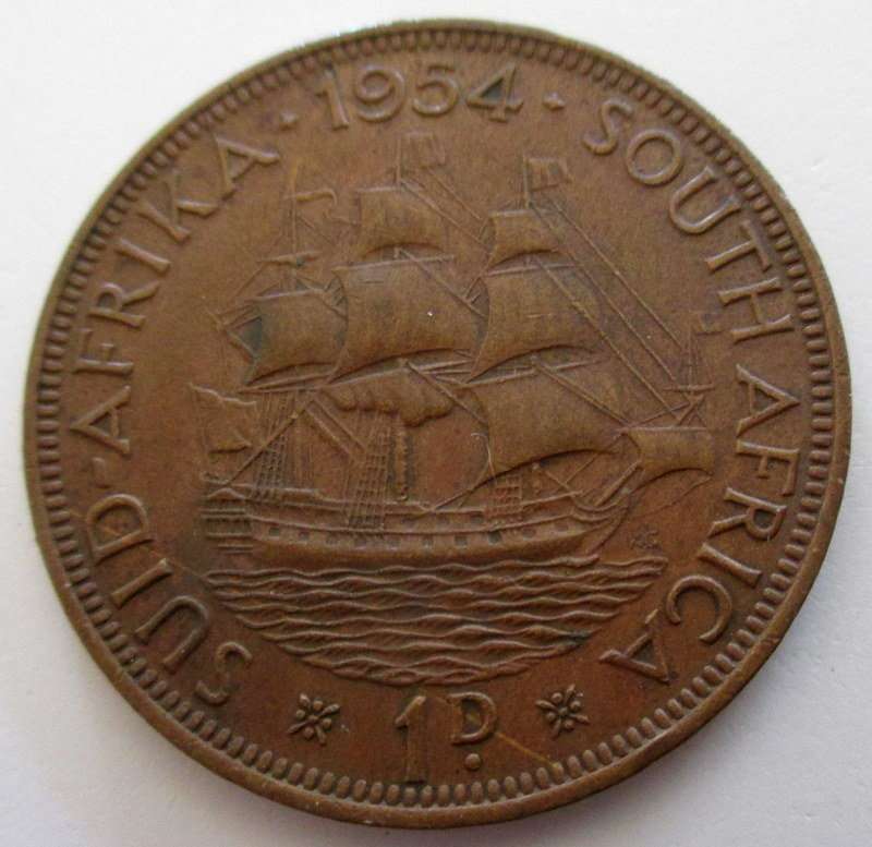 A 1954 SOUTH AFRICAN PENNY