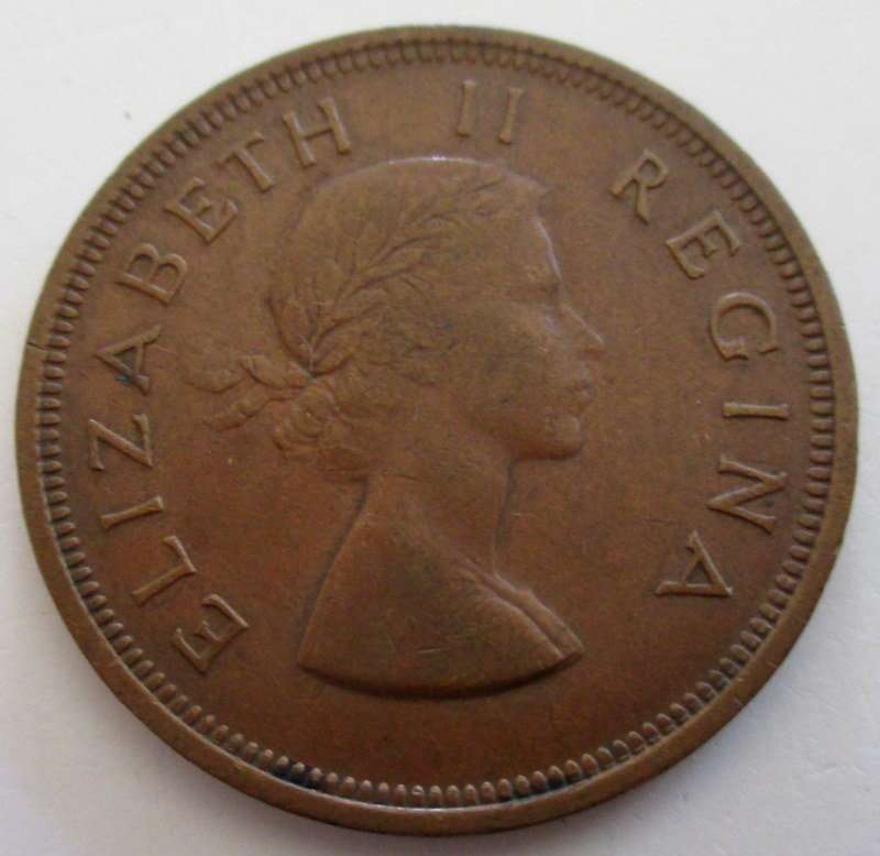 A 1954 SOUTH AFRICAN PENNY