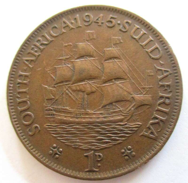 A 1945 SOUTH AFRICAN PENNY
