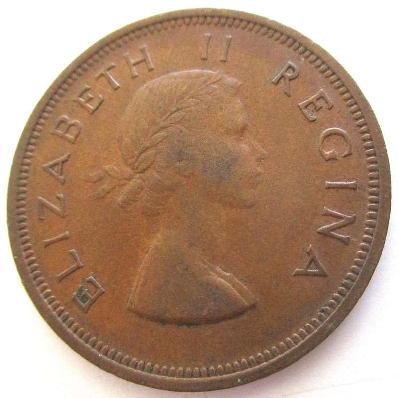 A 1954 SOUTH AFRICA PENNY---In collectable condition