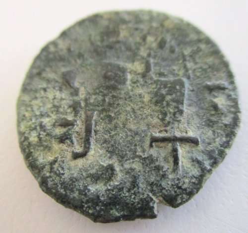 AN AUTHENTIC ANCIENT COIN--UNIDENTIFIED--MAY BE CRUSADERS ERA