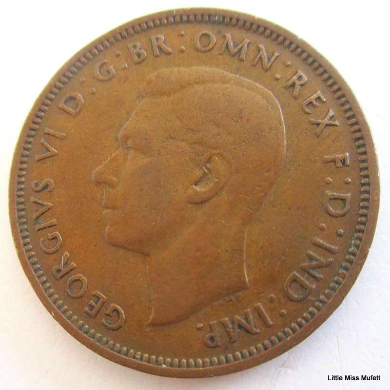 A 1929 BRITISH ONE PENNY