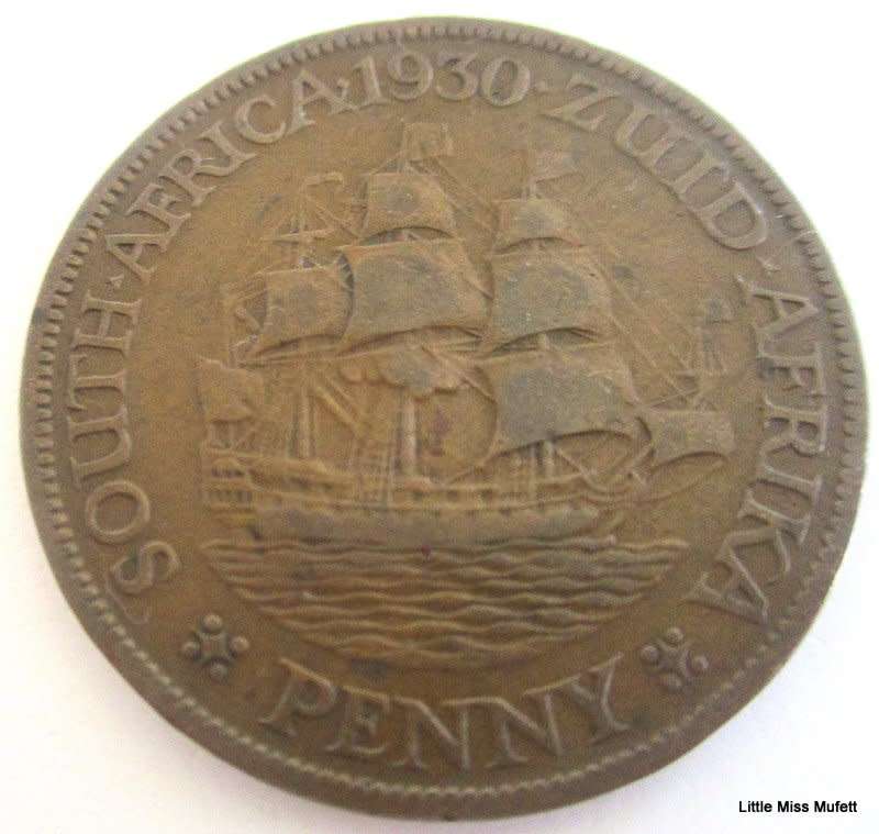 A 1930 SOUTH AFRICAN PENNY--SEE ALL IMAGES