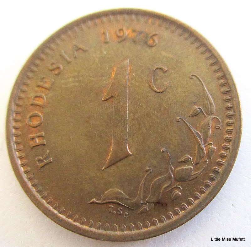 1976 RHODESIAN 1 CENT