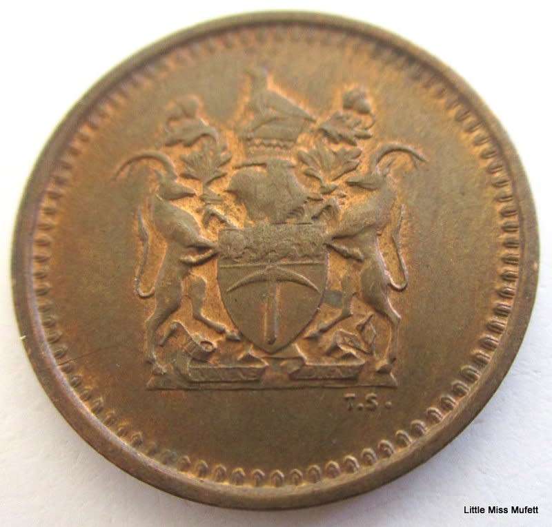 1976 RHODESIAN 1 CENT