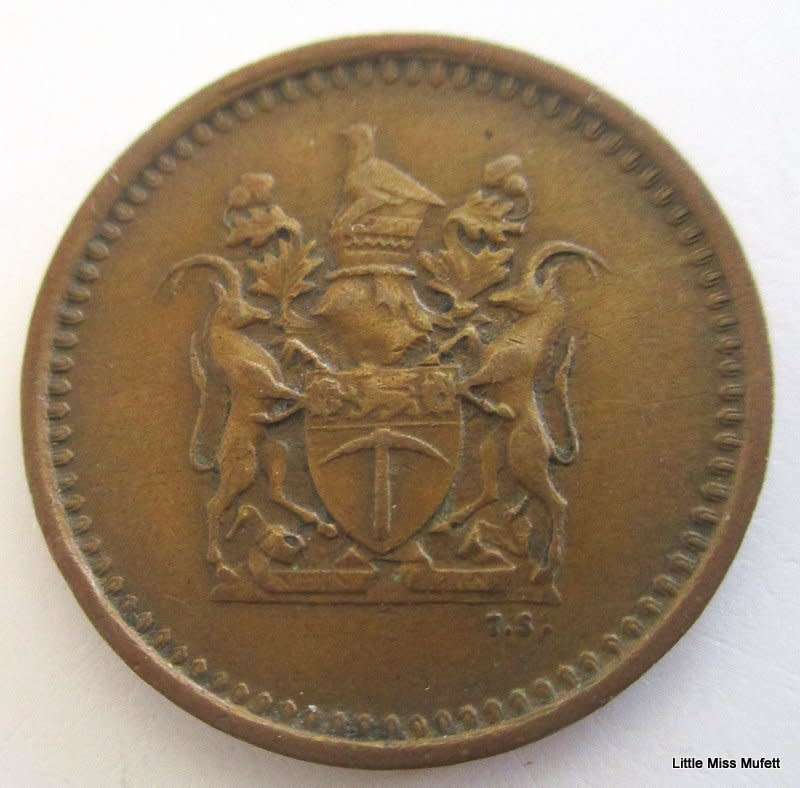 A 1974 RHODESIAN 1 CENT