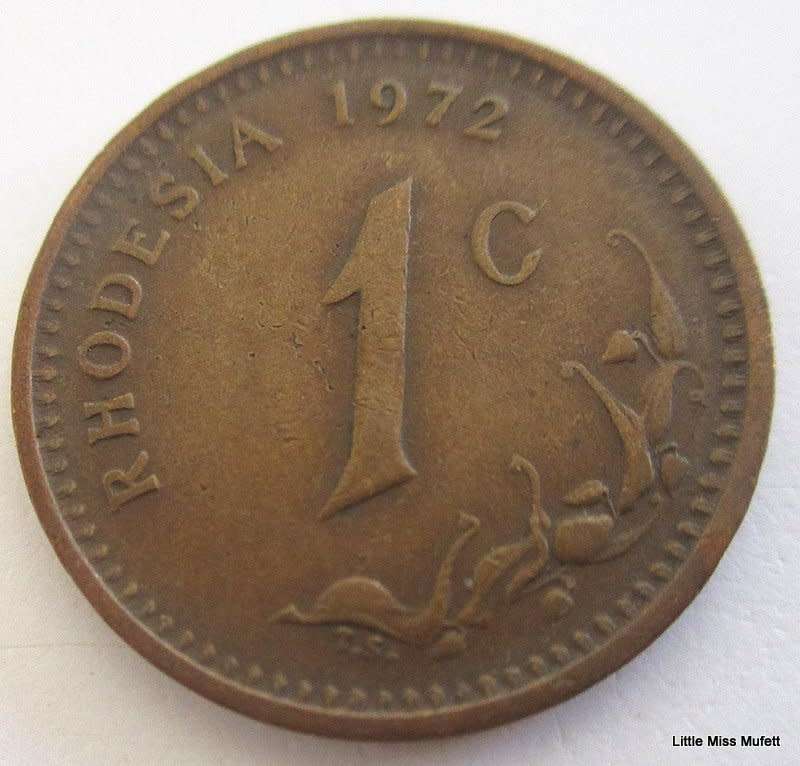 A 1972 RHODESIAN 1 CENT