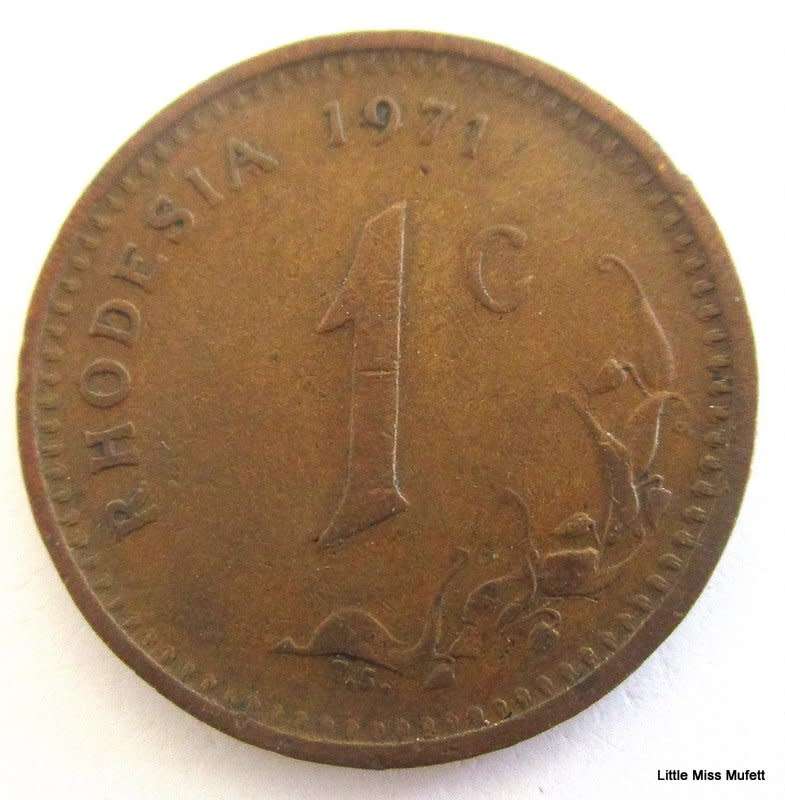 A 1971 RHODESIAN 1 CENT