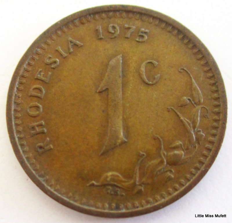 1975 RHODESIA 1 CENT