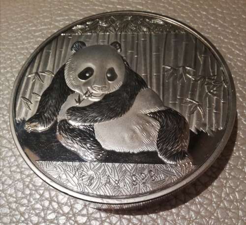 1Kg Pure Silver Panda Bullion Coin