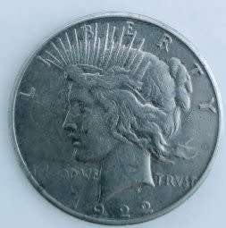 1922 American One Dollar Peace Coin