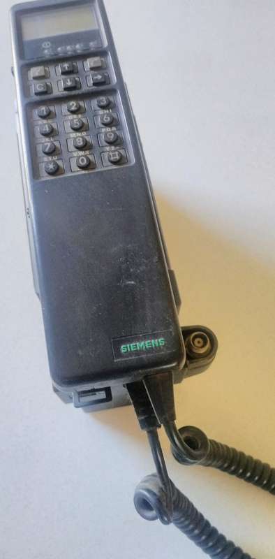 Rare old collectable Siemens C30 carphone / flexiphone