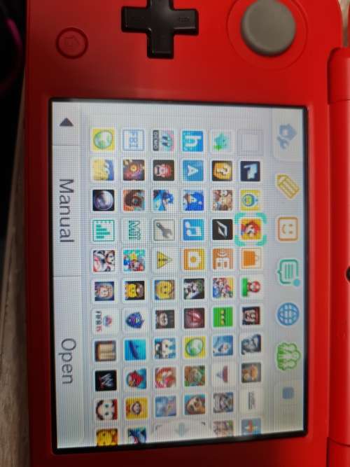 Nintendo 2DS XL - POKEMON Edition - 128GB SD CARD, Custom Firmware Loaded (F003) - with case