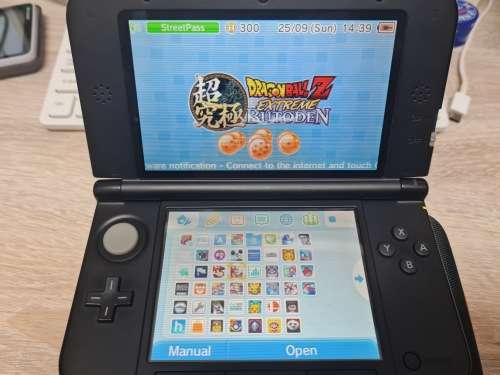 Nintendo 3ds XL - 64GB SD Card - Firmware Loaded (F008 )- hard shell case