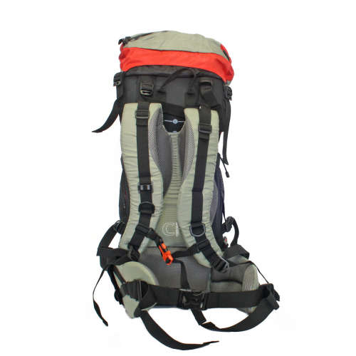 Campsor Adventure 65L+10L Internal Frame Outdoor Hiking Backpack  Red