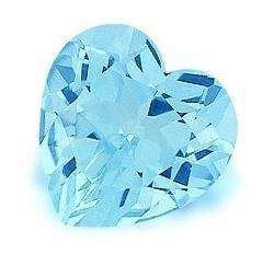 TOPAZ - SKY BLUE HEART FACET
