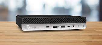 WARRANTED  HP PRODESK  600 * G3 MINI PC*CORE i5-7500T*2.70GHZ * 4 GB RAM*256 GB SSD *CHARGER*NO BOX