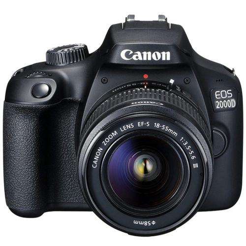 BRAND NEW CANON 2000D DSLR PROFESSIONAL CAMERA 241 MP  CANON 18-55MM 135-56 III MACRO LENS  BAG