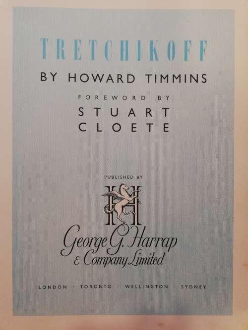 Tretchikoff Autographed book published 1969