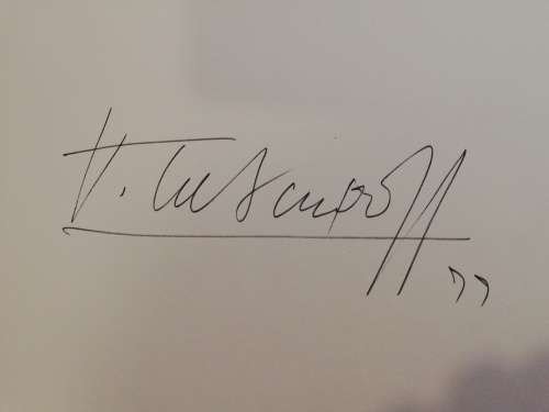 Tretchikoff Autographed book published 1969