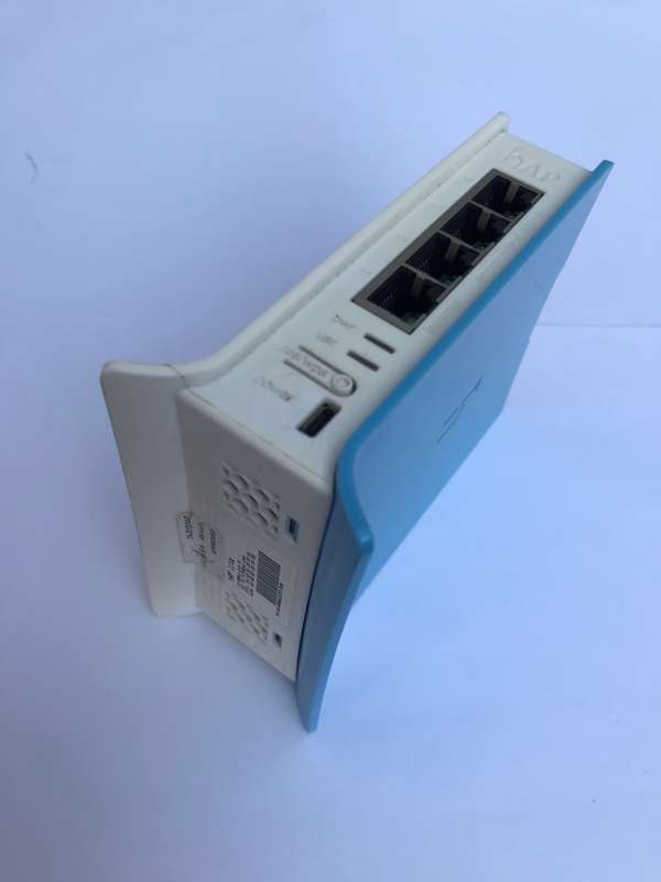MikroTik hAP Lite Tower 4 Port Ethernet 300Mbps WiFi 4 Router | RB941-2nD-TC
