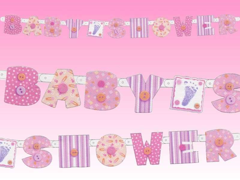 Baby Shower Pink banner