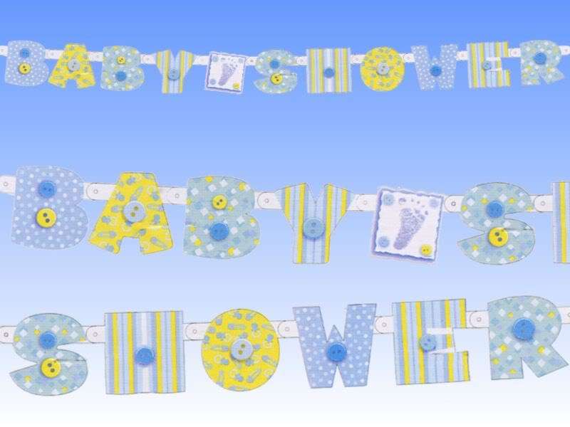 Baby Shower Blue banner