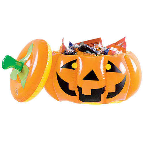 Halloween pumpkin inflatable bowl