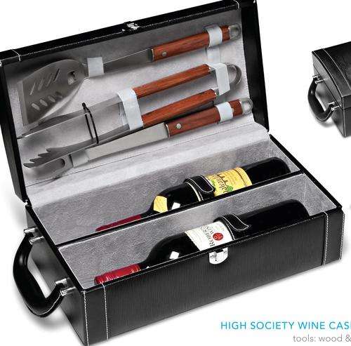 Wine case and bbq set LS-6018