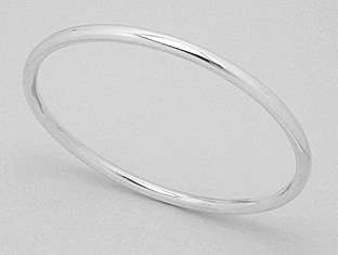 SOLID STERLING SILVER BANGLE