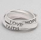 SOLID STERLING SILVER RING SIZE 6