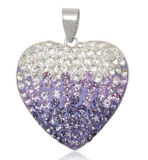 SOLID STERLING SILVER AND SWAROVSKI CRYSTAL PENDANTS