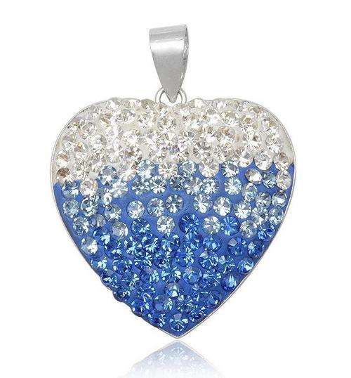 SOLID STERLING SILVER AND SWAROVSKI CRYSTAL PENDANTS