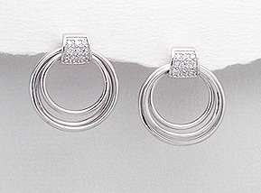 ***IN STOCK!!!***SOLID STERLING SILVER EARRINGS - LOOK OUT FOR THE MATCHING PENDANT