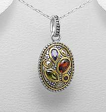 SOLID STERLING SILVER  PENDANT