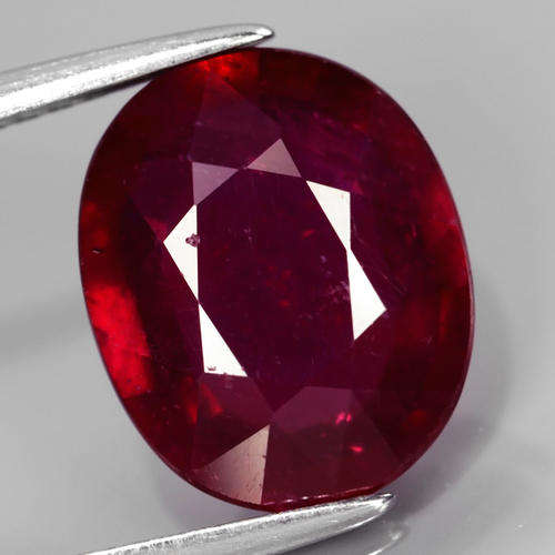 ***IN STOCK!!!***GLC CERTIFIED 4.22ct 11x9mm Oval Natural Deep Pigeon Blood Red RUBY, MADAGASCAR