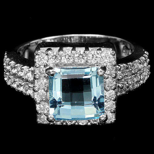 ***IN STOCK!!!***REAL STONES!!!*** NATURAL 11X9 MM. AAA BLUE SAPPHIRE STERLING 925 SILVER RING 6.5