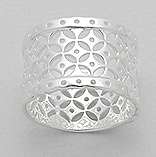 ***IN STOCK***GORGEOUS REAL 925 SOLID SILVER RING SIZE 7