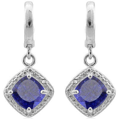 ***IN STOCK***REAL STONES!!!*** ELEGANT 4.212 CARAT ENHANCED SAPPHIRE & GENUINE DIAMOND PLATINUM