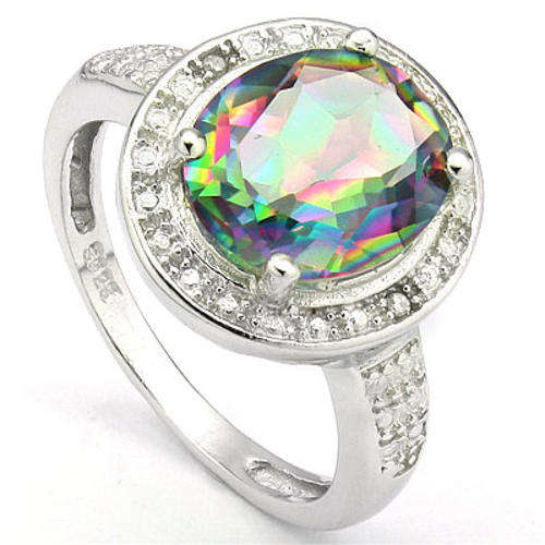 ***IN STOCK***REAL STONES!!!*** 3.30 CT AMETHYS GEMSTONE & 2 PCS GENUINE DIAMOND PLATINUM OVER 0.925