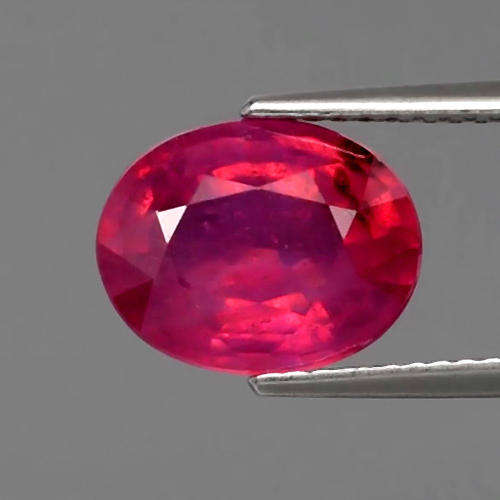 ***IN STOCK!!!***CERTIFIED!!!*** Nice Color 4.16ct 10.5x8.5mm Oval Natural Rich Red Ruby, Mozambique