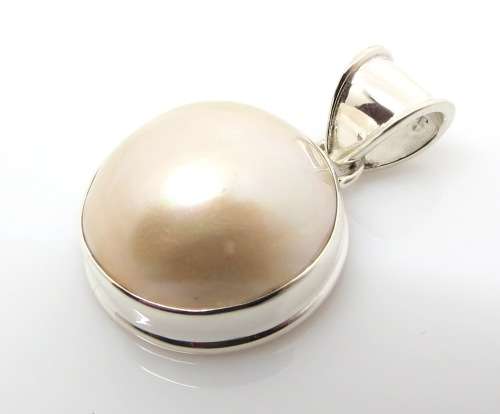 ***IN STOCK***REAL MABES!!!*** SOLID STERLING SILVER FABULOUS MABE PENDANT