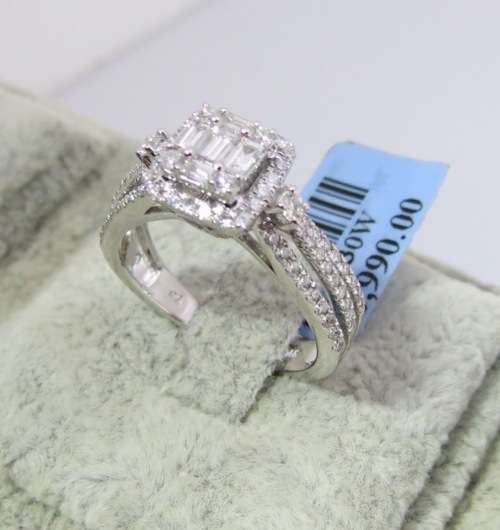 ***IN STOCK***CERTIFIED VALUE R49 300!!!*** 1.26CT DIAMOND BRIDAL ENGAGEMENT WEDDING RING BAGUETTE
